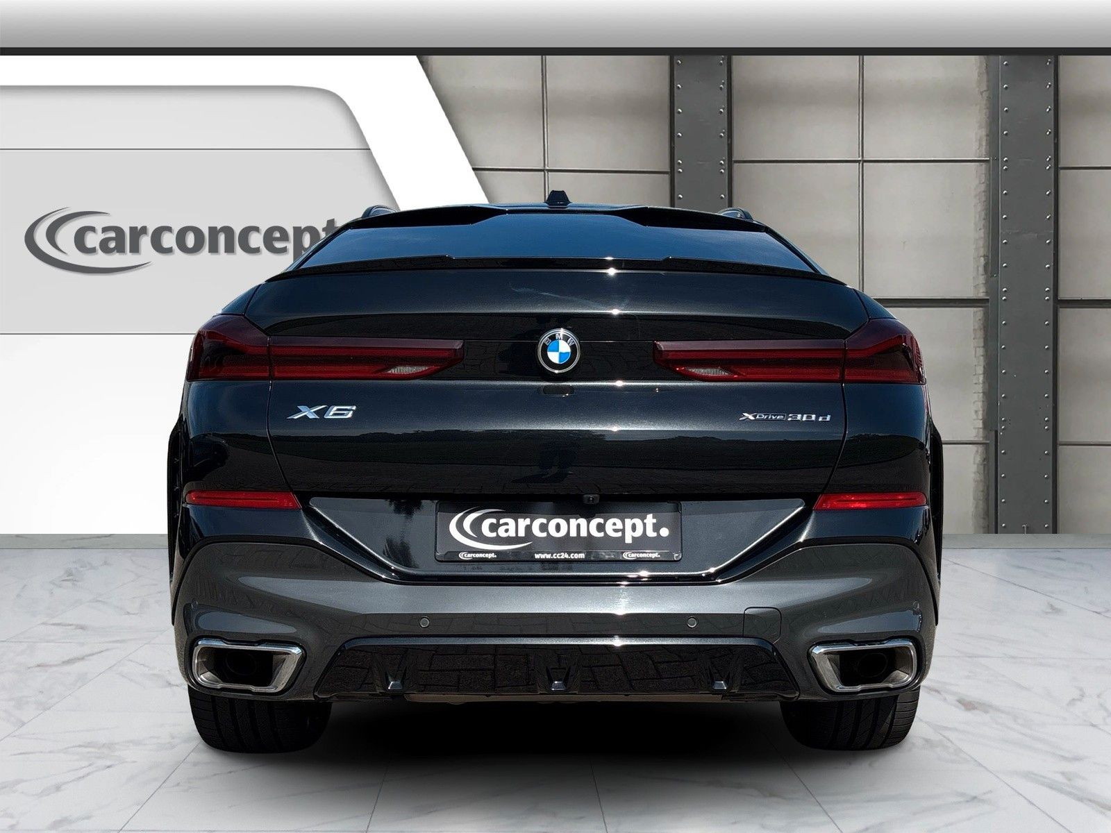 BMW X6 2025 г. Чёрный, пробег 26489 км