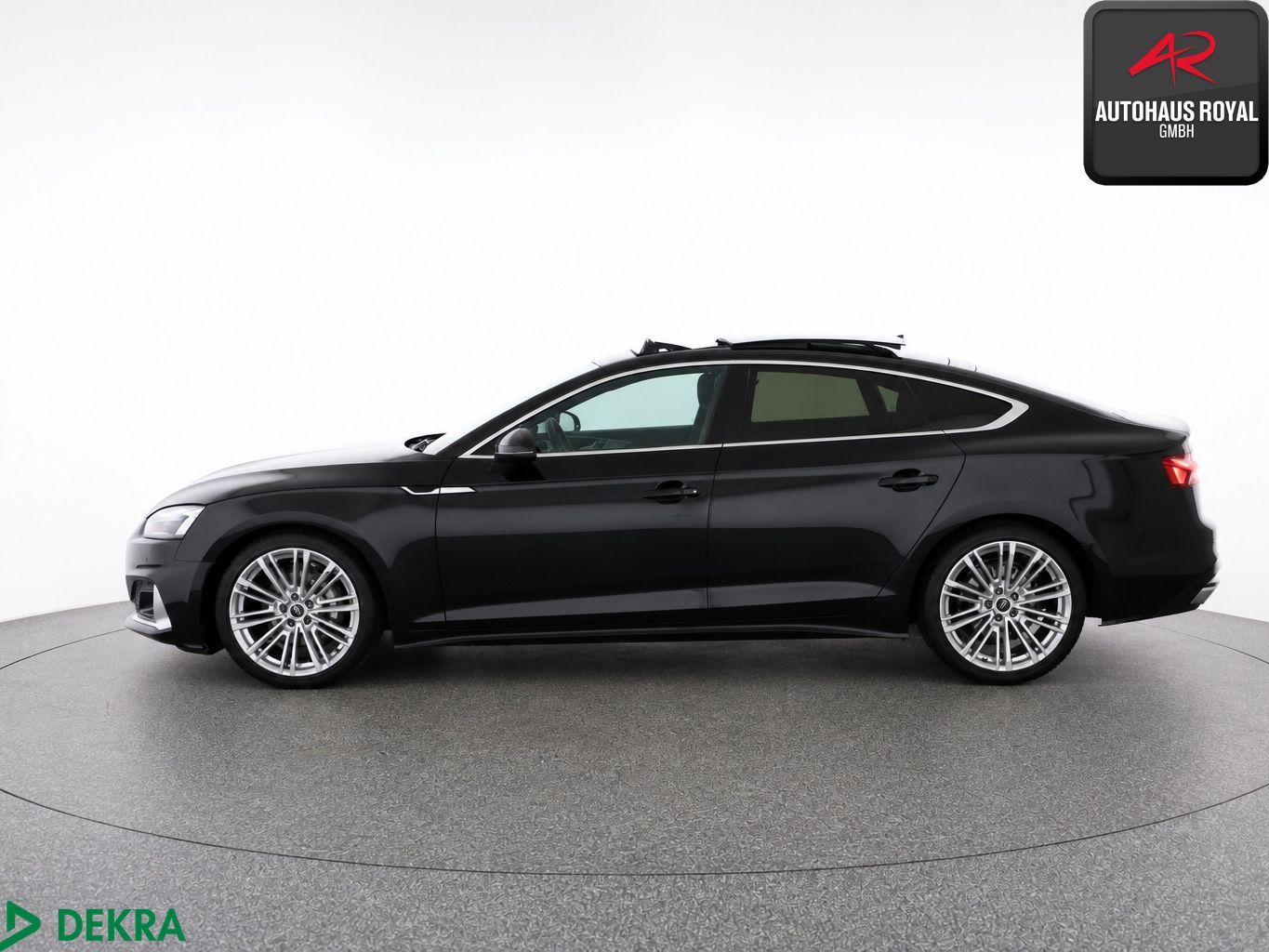 Audi A5 2023 г. Чёрный, пробег 46965 км
