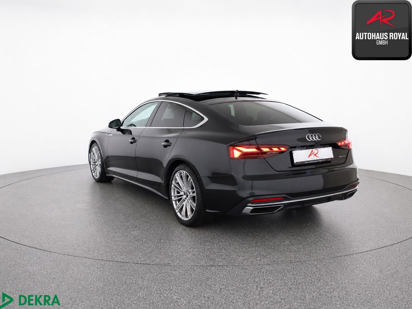 Audi A5 2023 г. Чёрный, пробег 46965 км