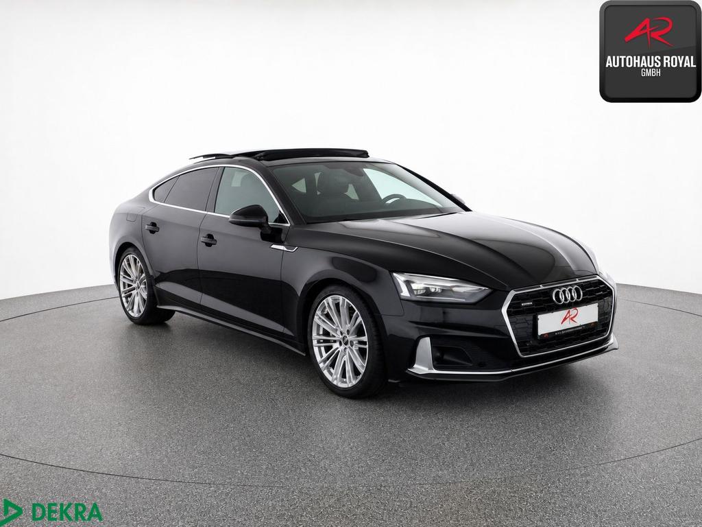 Audi A5 2023 г. Чёрный, пробег 46965 км