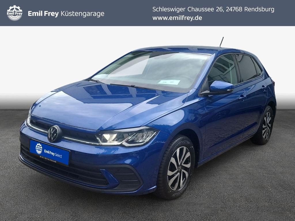Volkswagen Polo 2023 г. Синий, пробег 29070 км