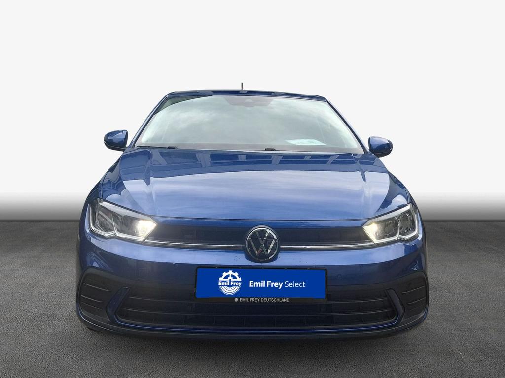 Volkswagen Polo 2023 г. Синий, пробег 29070 км