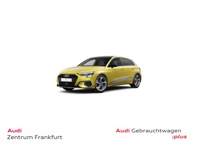 Audi A3 2022 г. Жёлтый, пробег 34525 км