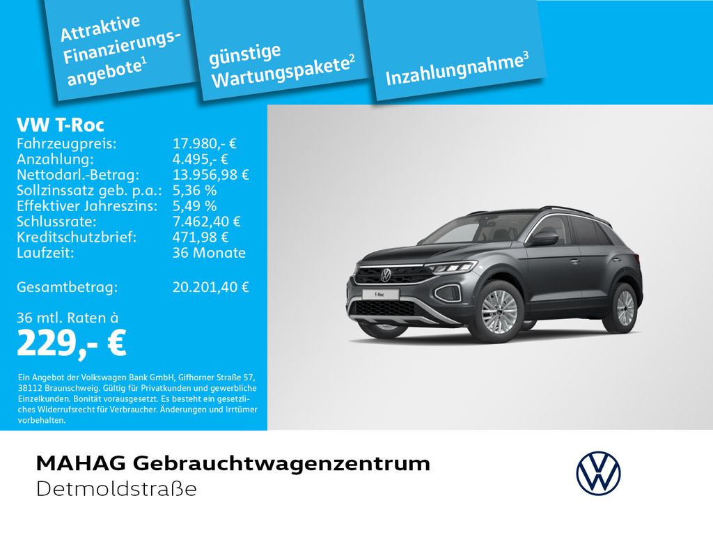 Volkswagen T-Roc 2023 г. Серый, пробег 47700 км