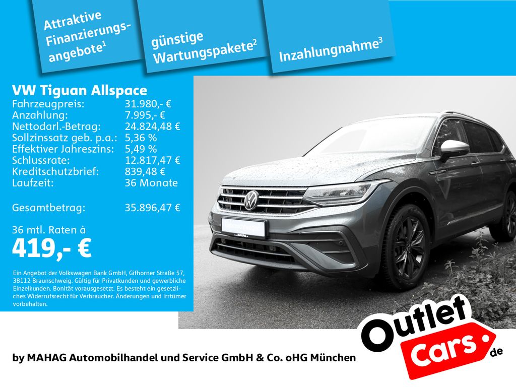 Volkswagen TIGUAN ALLSPACE 2023 г. Серый, пробег 35805 км