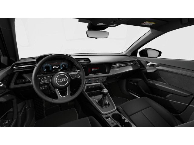 Audi A3 2023 г. Чёрный, пробег 36859 км