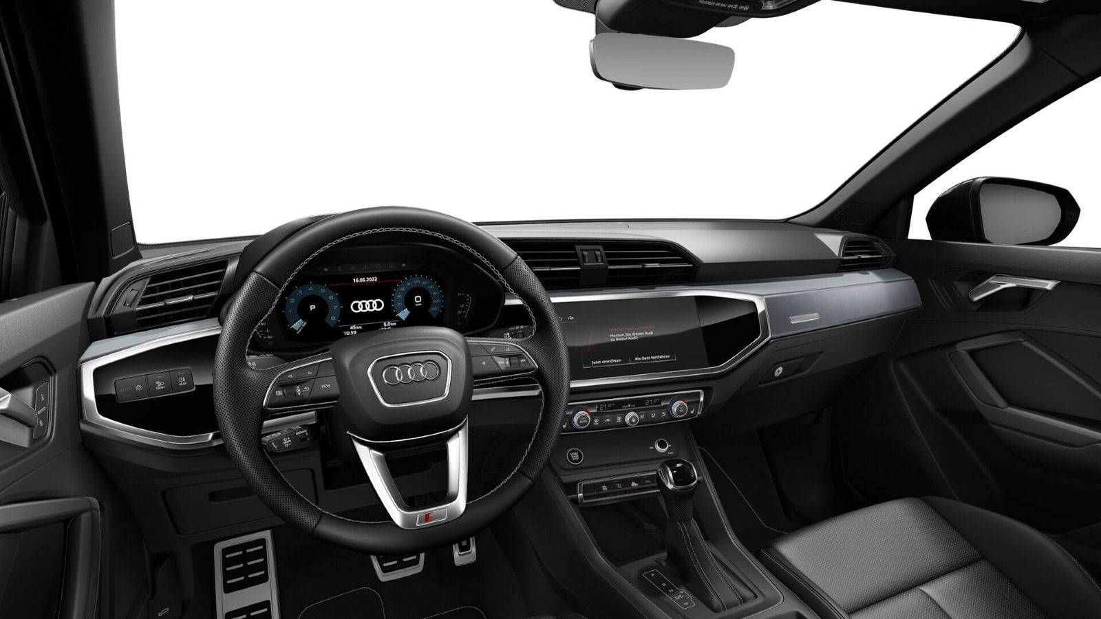 Audi Q3 2022 г. Серый, пробег 59100 км