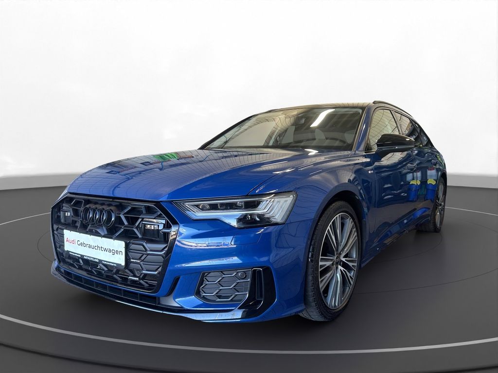 Audi A6 2024 г. Синий, пробег 38800 км