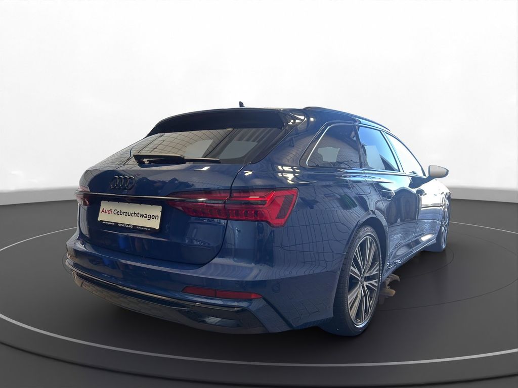 Audi A6 2024 г. Синий, пробег 38800 км