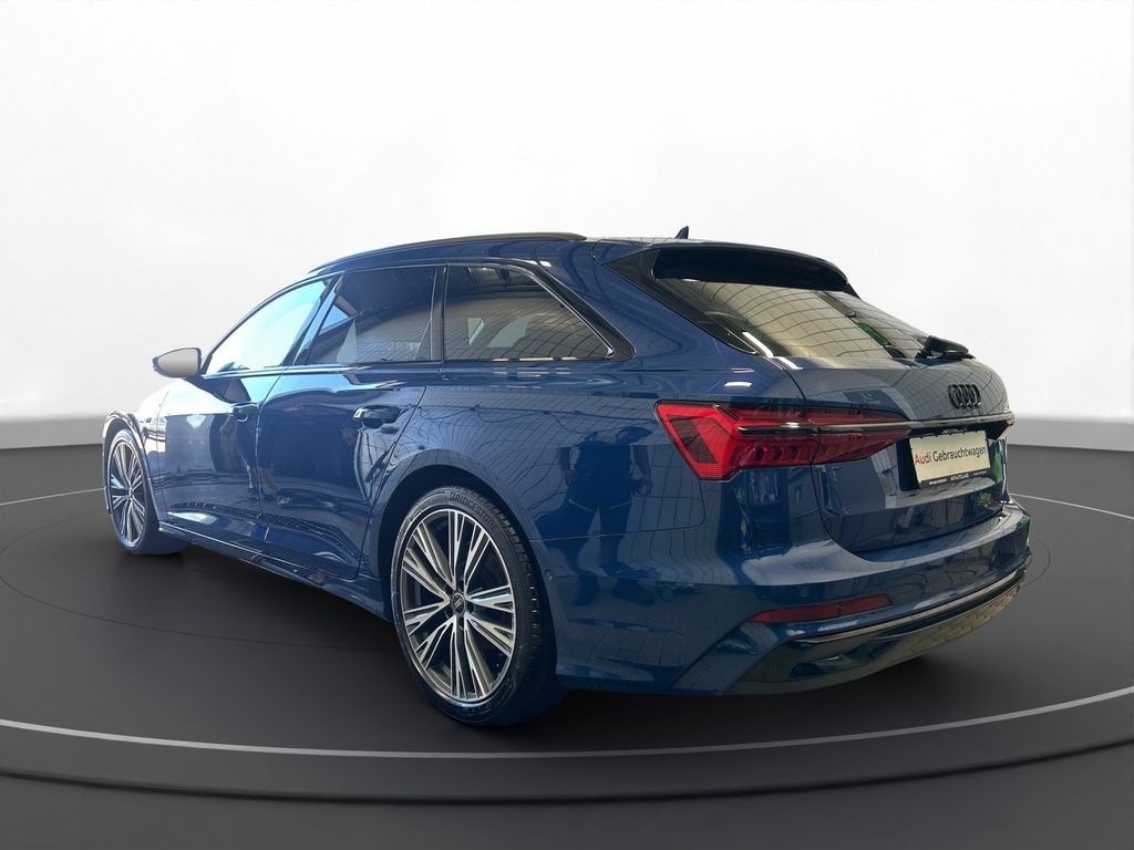 Audi A6 2024 г. Синий, пробег 38800 км