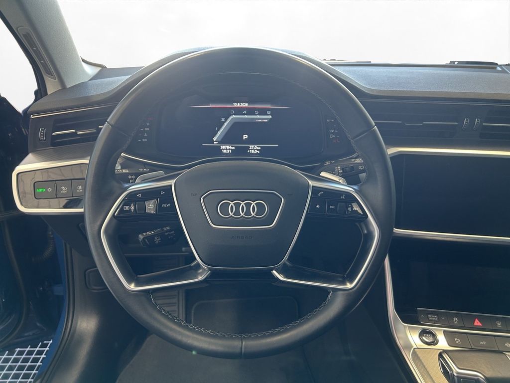 Audi A6 2024 г. Синий, пробег 38800 км