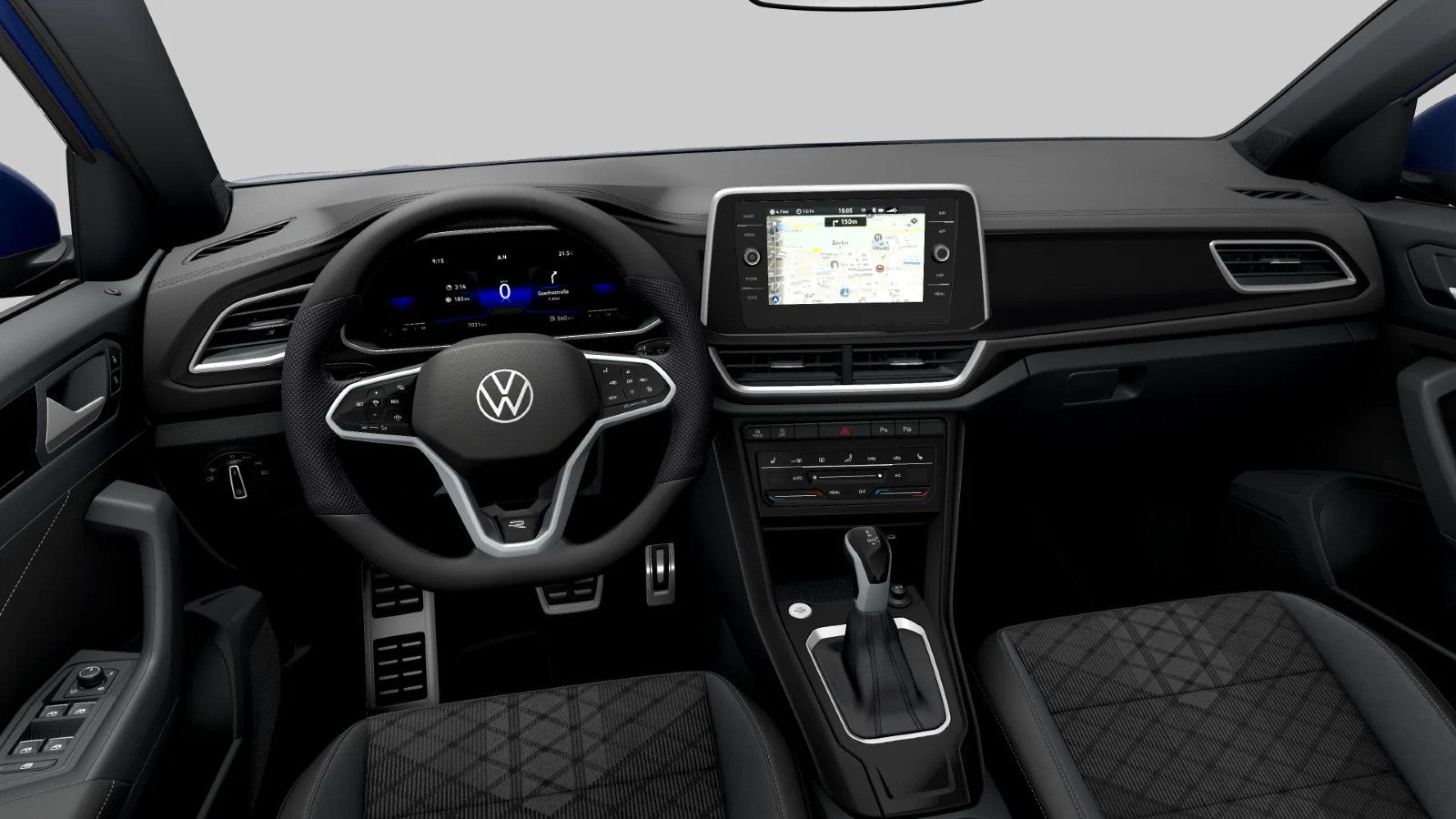 Volkswagen T-Roc 2022 г. Синий, пробег 33286 км