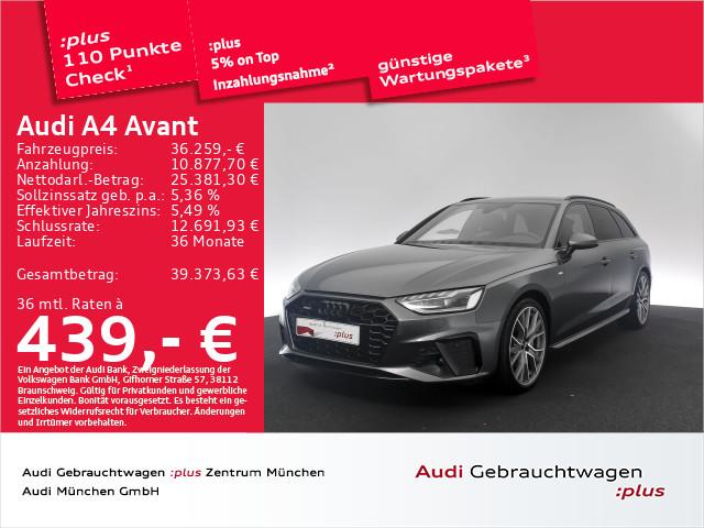 Audi A4 2024 г. Серый, пробег 46313 км