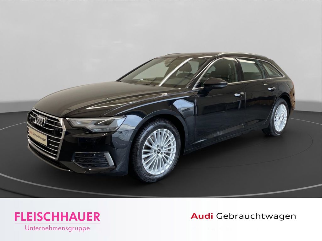 Audi A6 2022 г. Чёрный, пробег 54697 км
