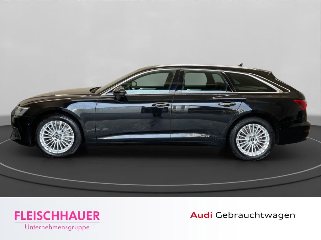 Audi A6 2022 г. Чёрный, пробег 54697 км