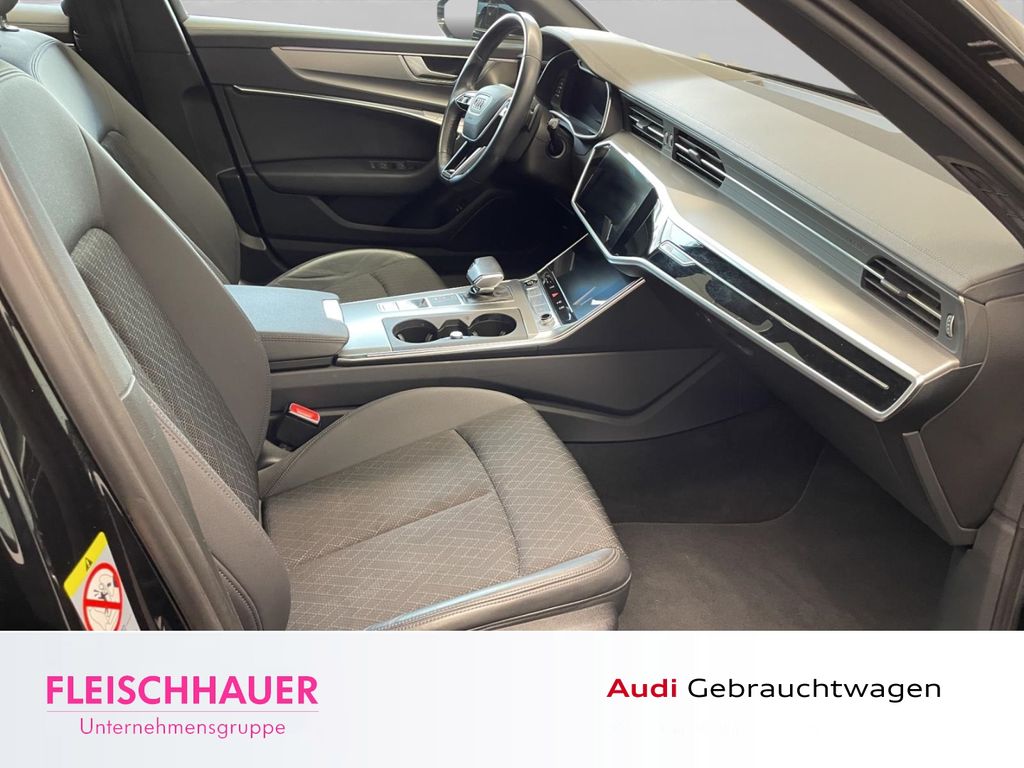 Audi A6 2022 г. Чёрный, пробег 54697 км