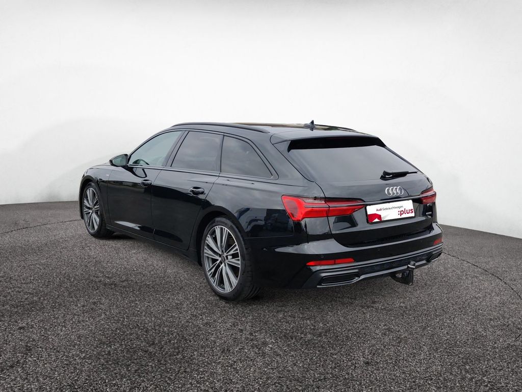 Audi A6 2023 г. Чёрный, пробег 51139 км