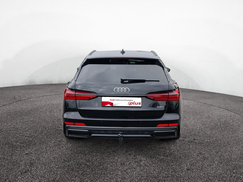 Audi A6 2023 г. Чёрный, пробег 51139 км