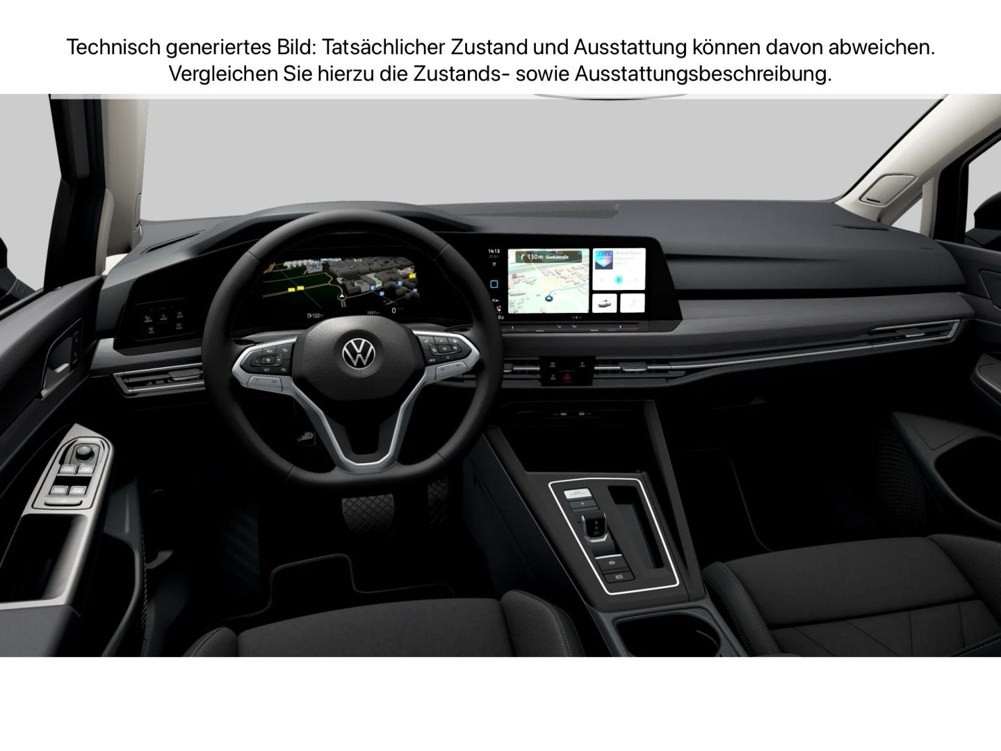 Volkswagen Golf 2023 г. Чёрный, пробег 34895 км