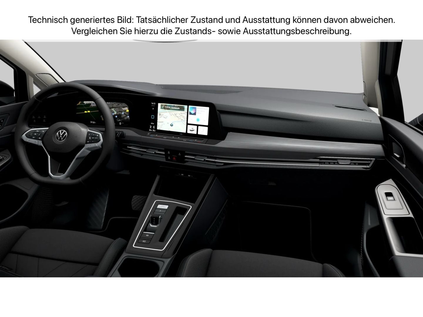 Volkswagen Golf 2023 г. Чёрный, пробег 34895 км