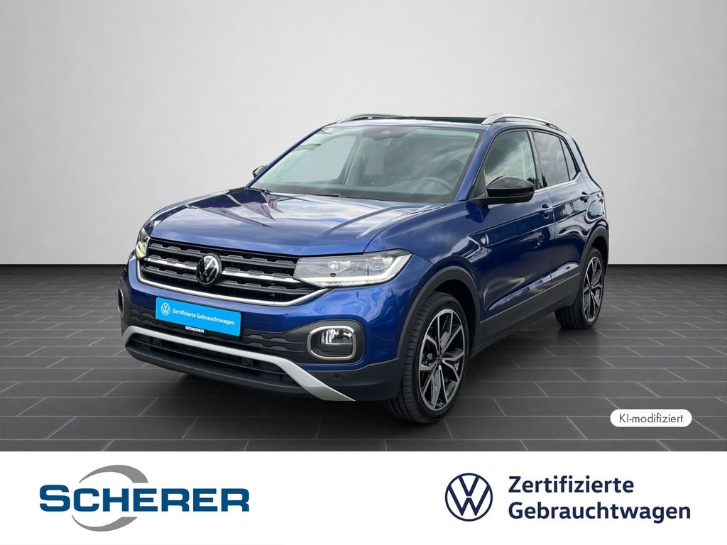 Volkswagen T-Cross 2023 г. Синий, пробег 29588 км