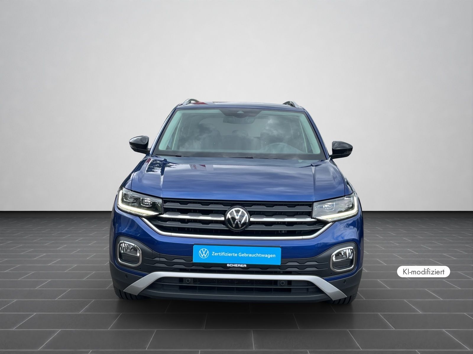 Volkswagen T-Cross 2023 г. Синий, пробег 29588 км