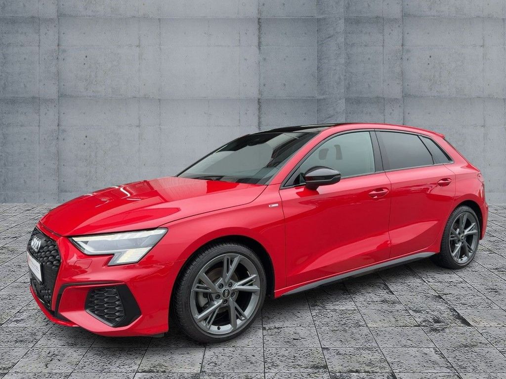 Audi A3 2022 г. Красный, пробег 33079 км