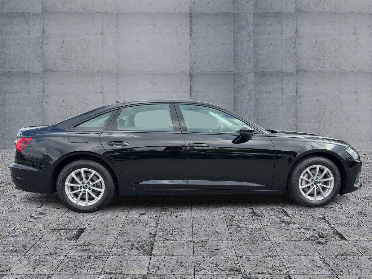 Audi A6 2023 г. Чёрный, пробег 26423 км