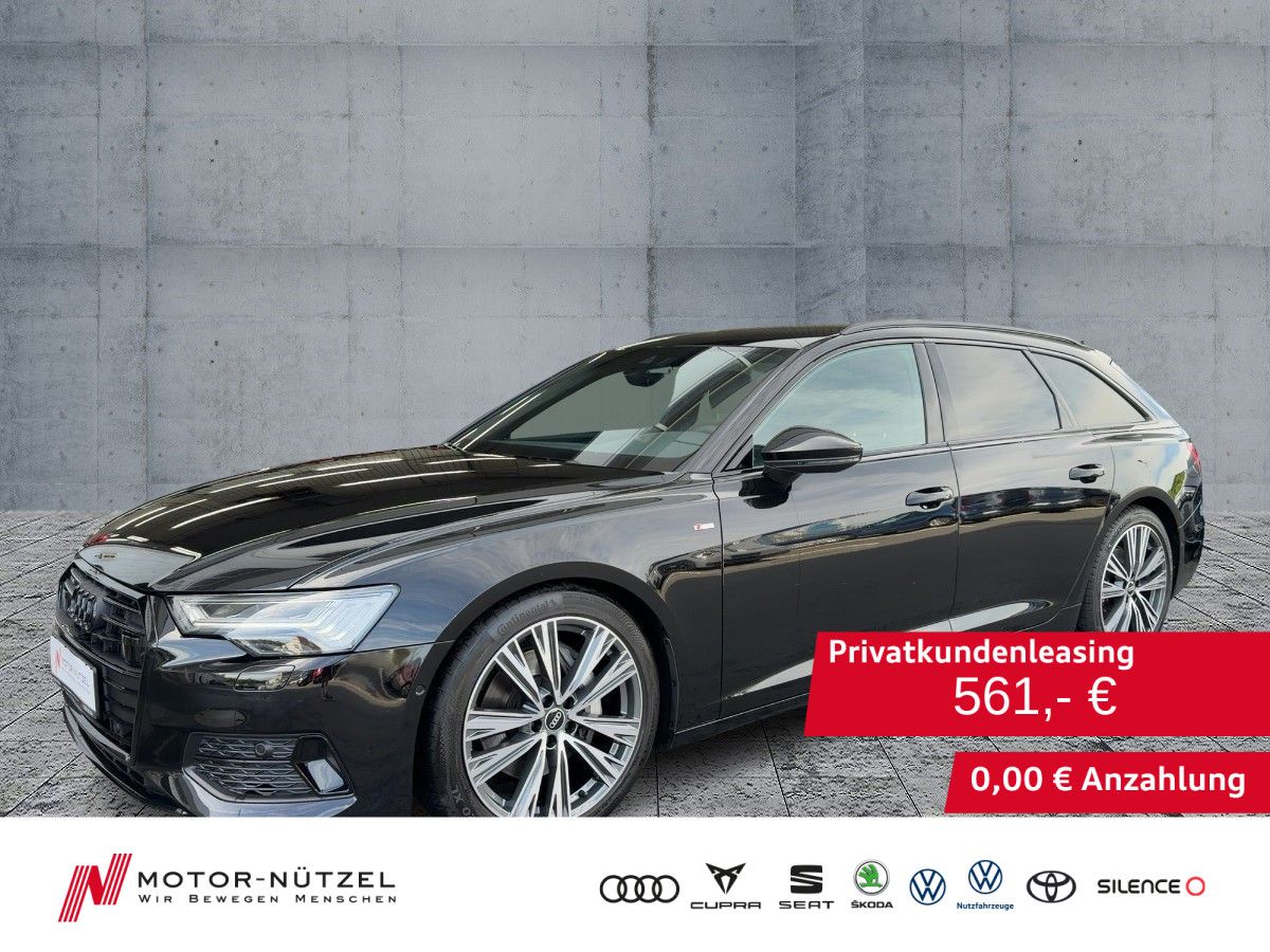 Audi A6 2023 г. Чёрный, пробег 48895 км