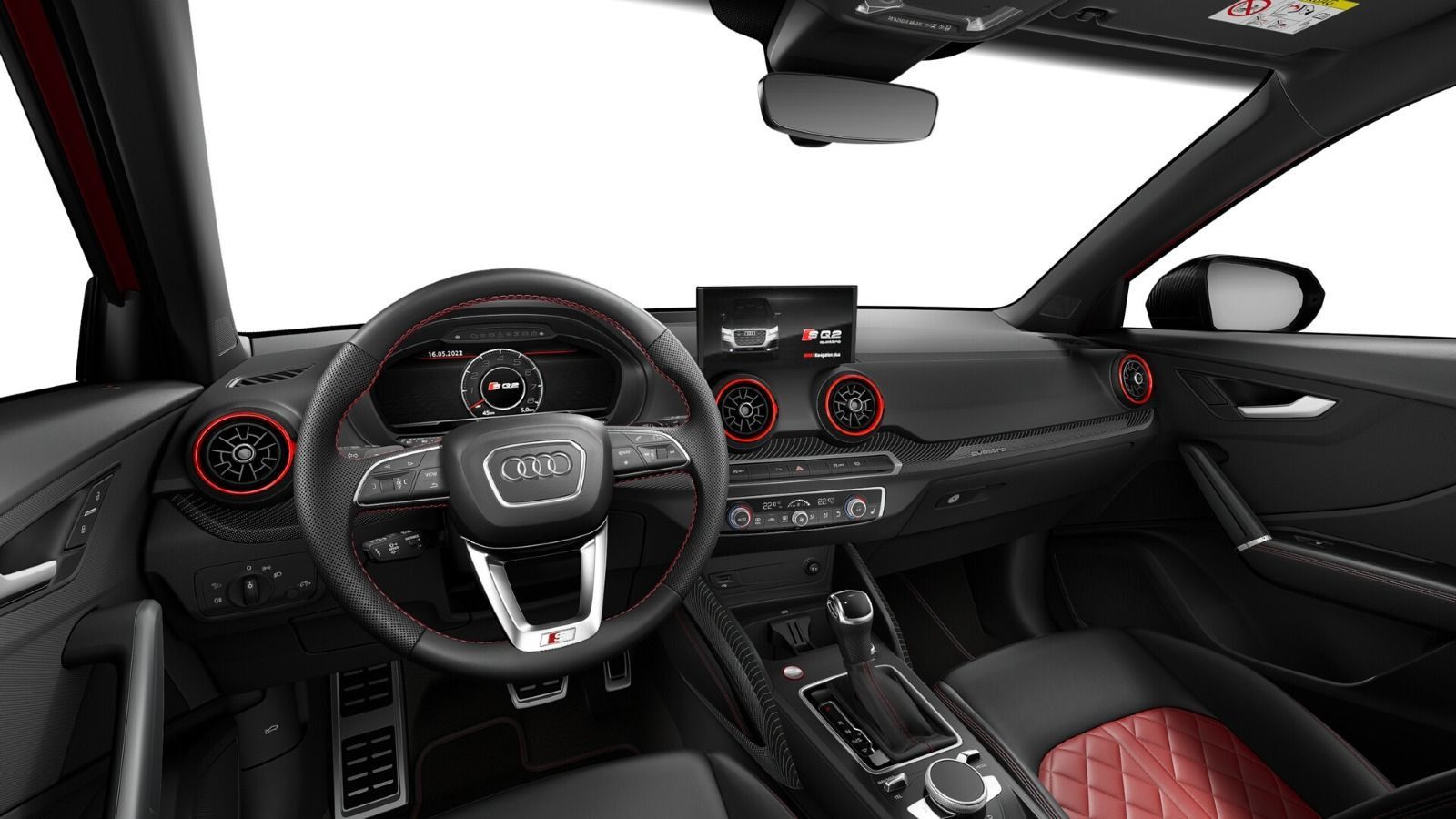 Audi SQ2 2022 г. Красный, пробег 38550 км