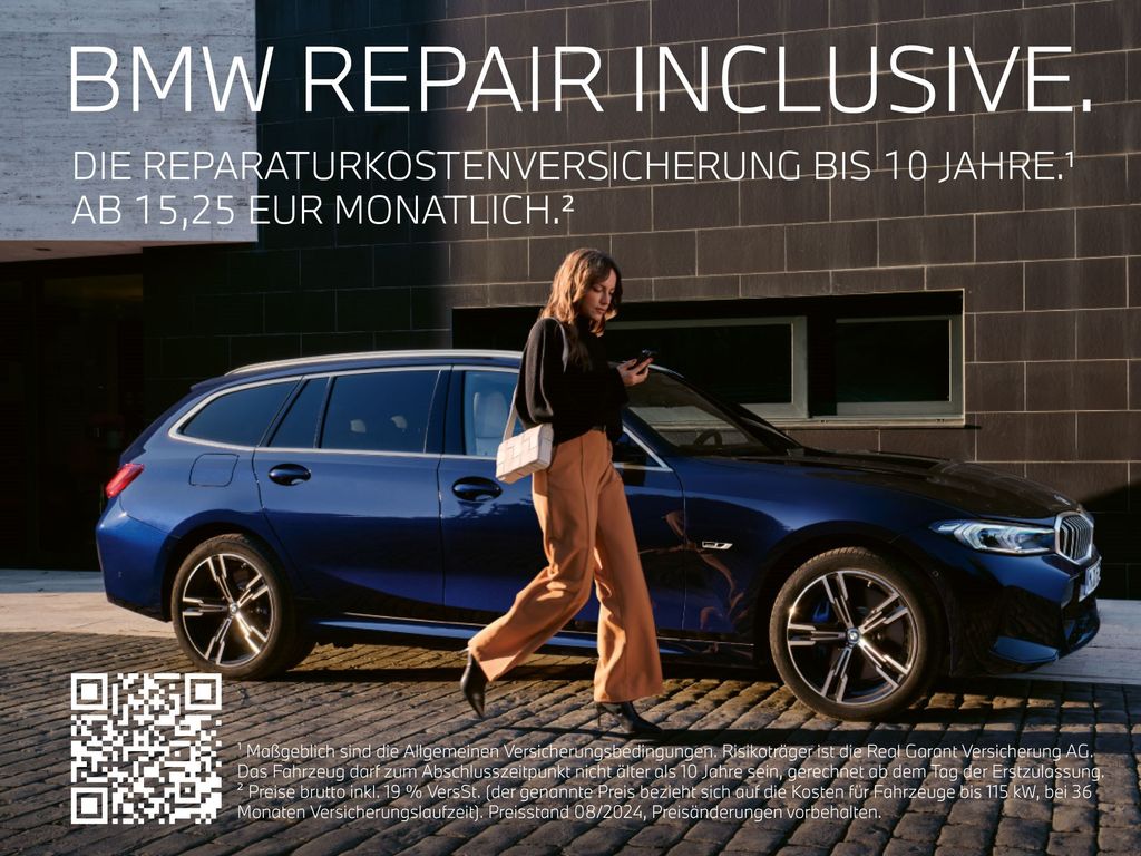 BMW 320 2025 г. Чёрный, пробег 27200 км