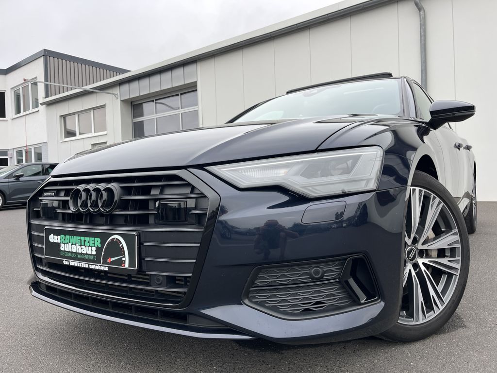 Audi A6 2022 г. Синий, пробег 49987 км