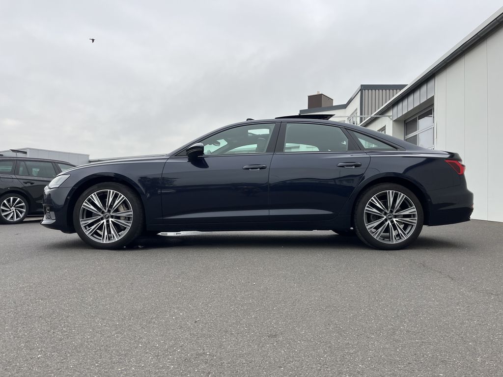Audi A6 2022 г. Синий, пробег 49987 км