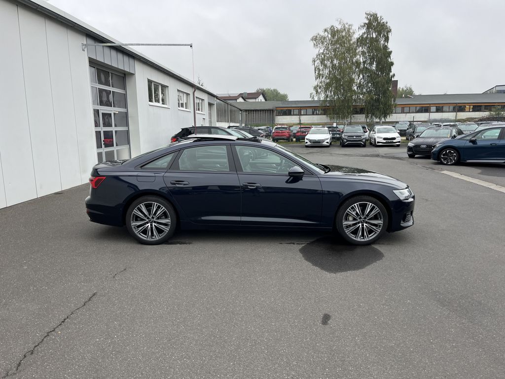 Audi A6 2022 г. Синий, пробег 49987 км