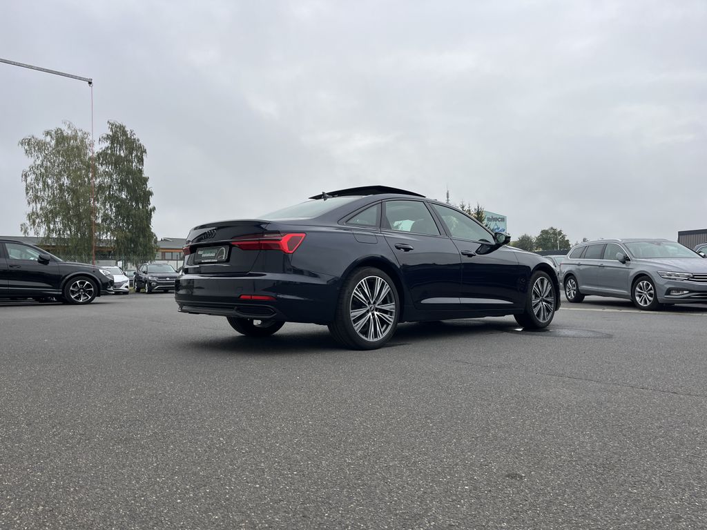 Audi A6 2022 г. Синий, пробег 49987 км