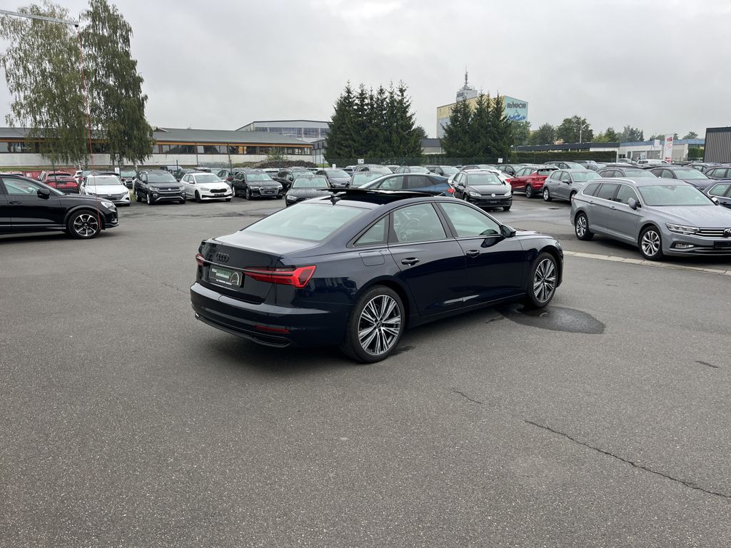 Audi A6 2022 г. Синий, пробег 49987 км