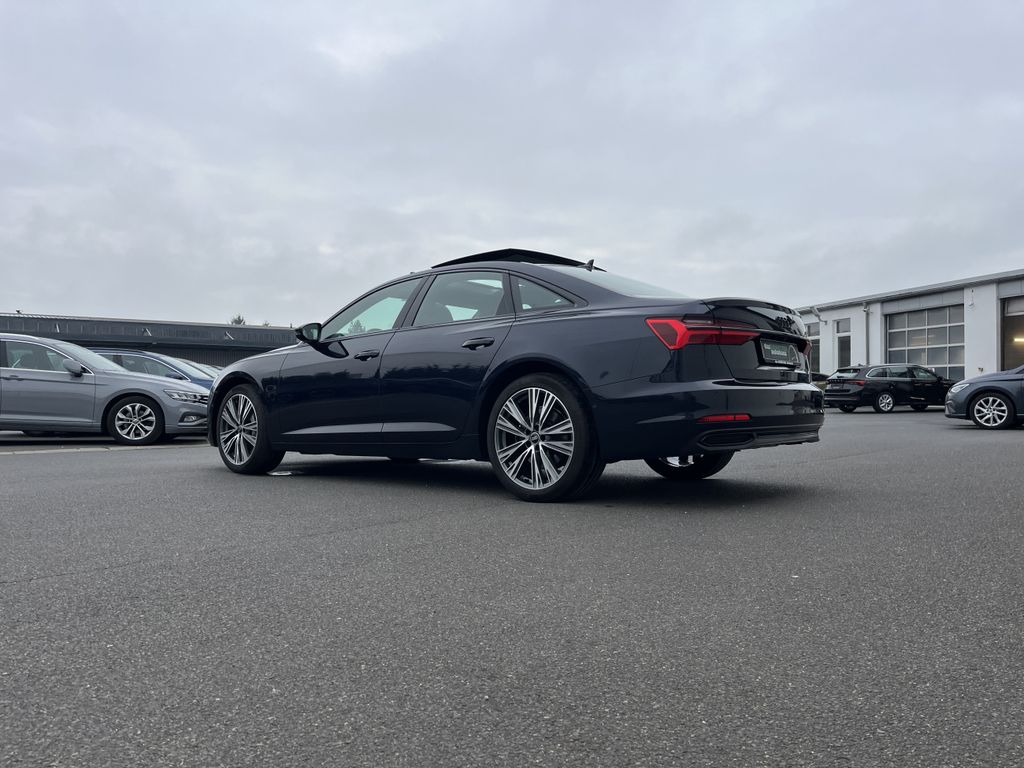 Audi A6 2022 г. Синий, пробег 49987 км