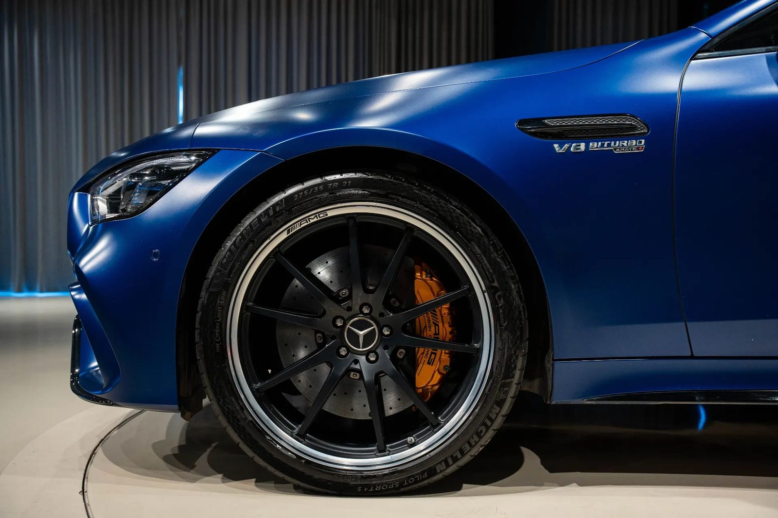 Mercedes-Benz AMG GT 2021 г. Синий, пробег 43062 км