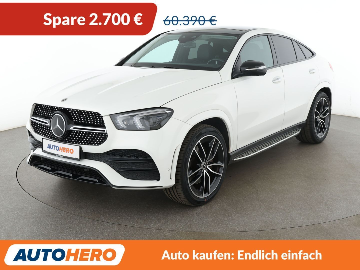 Mercedes-Benz GLE 350 2021 г. Белый, пробег 57182 км