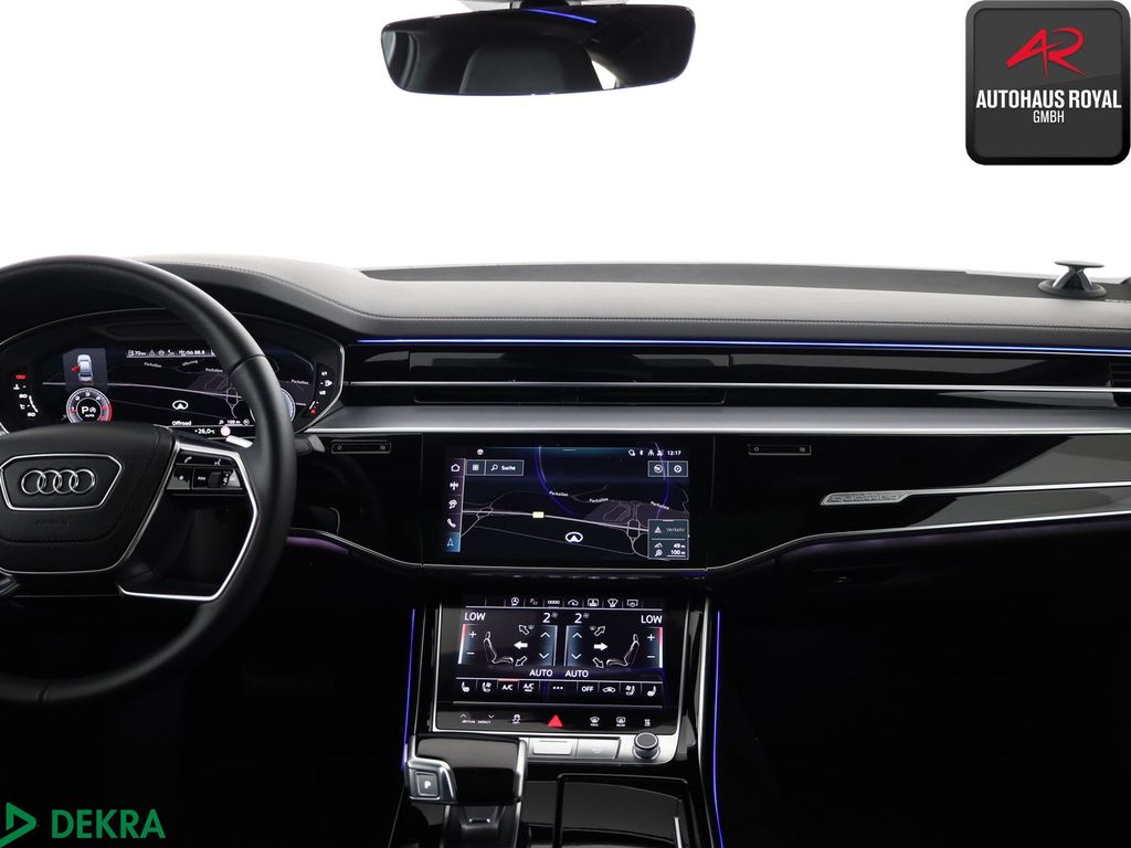 Audi A8 2025 г. Чёрный, пробег 37000 км