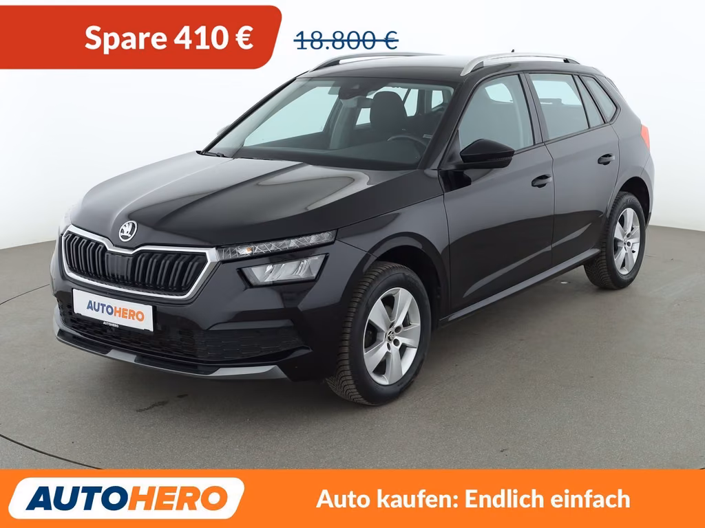 Skoda Kamiq 2021 г. Чёрный, пробег 41488 км