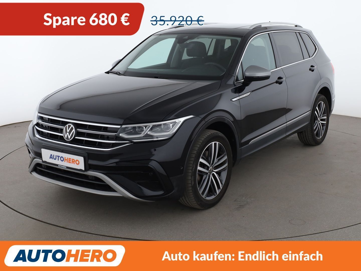 Volkswagen TIGUAN ALLSPACE 2023 г. Чёрный, пробег 48942 км