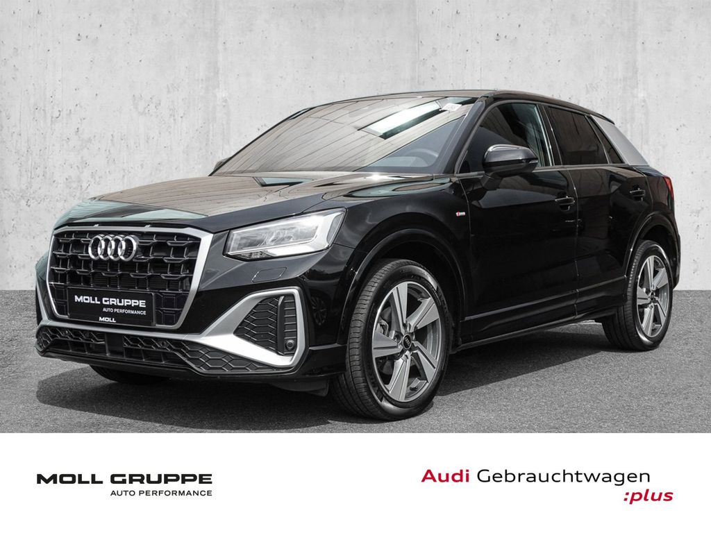 Audi Q2 2023 г. Чёрный, пробег 21897 км