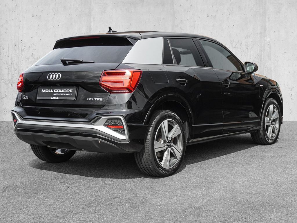 Audi Q2 2023 г. Чёрный, пробег 21897 км