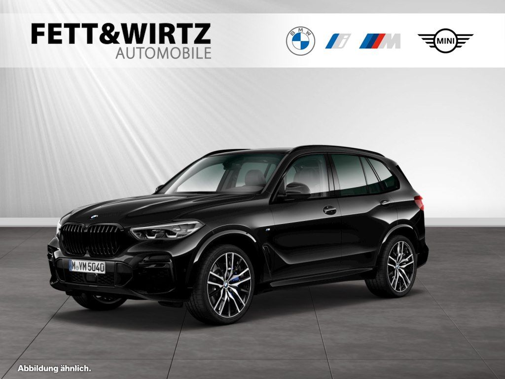 BMW X5 2022 г. Чёрный, пробег 58900 км