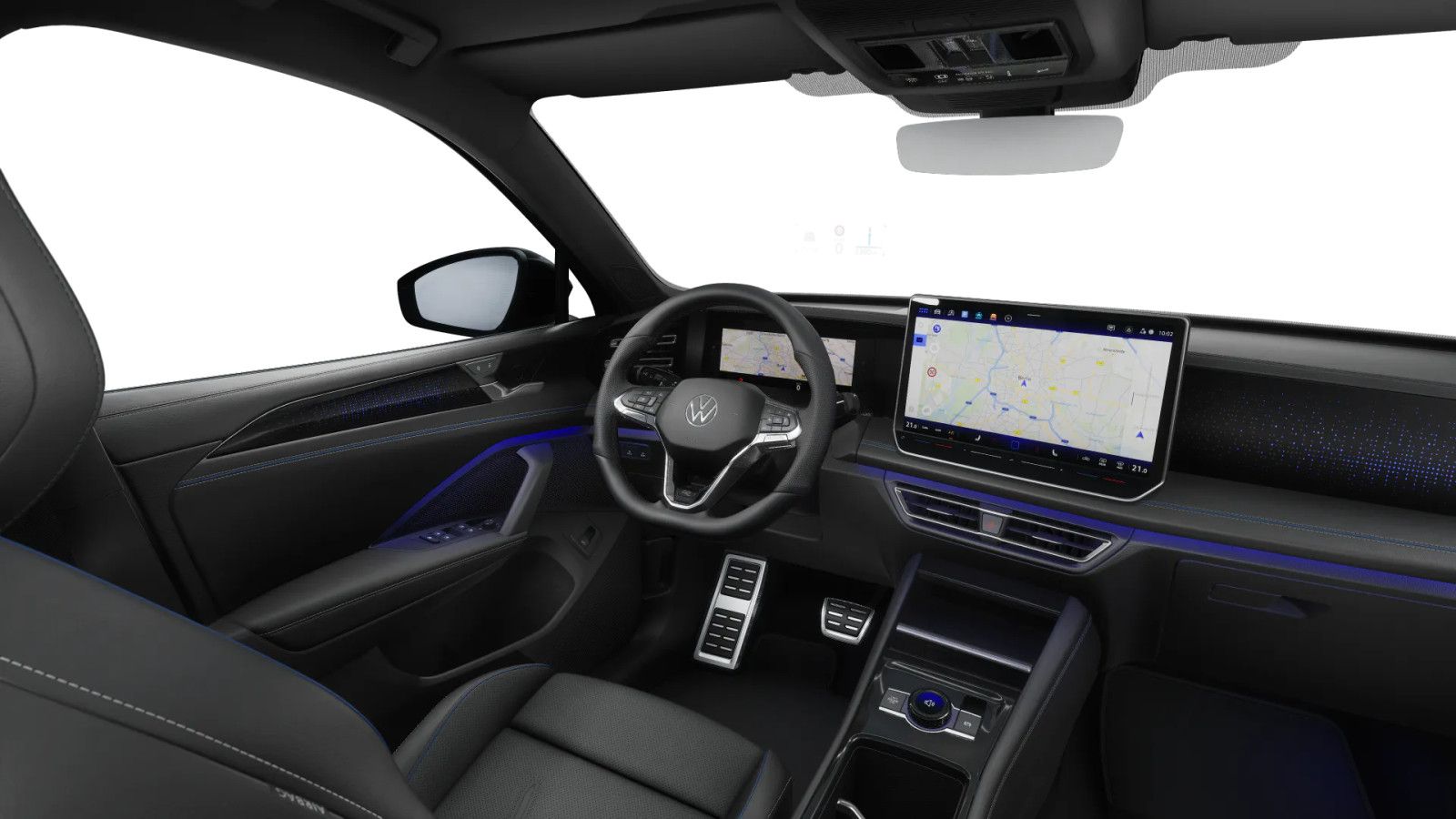 Volkswagen Tiguan 2025 г. Синий, пробег 10885 км