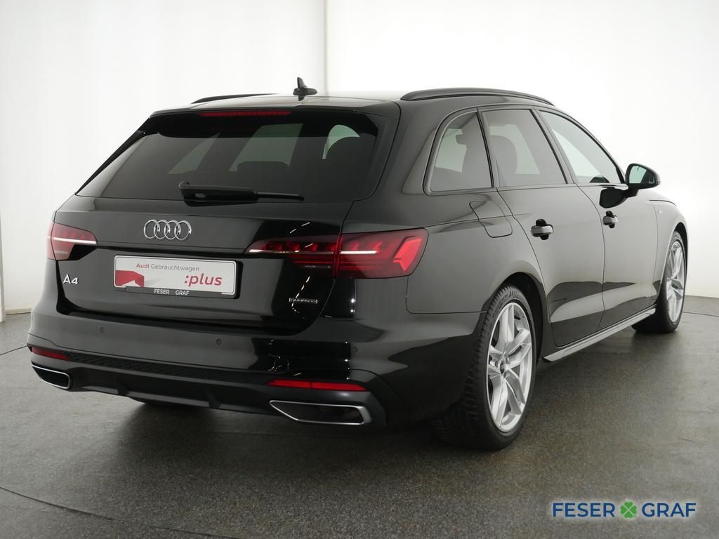 Audi A4 2024 г. Чёрный, пробег 41236 км