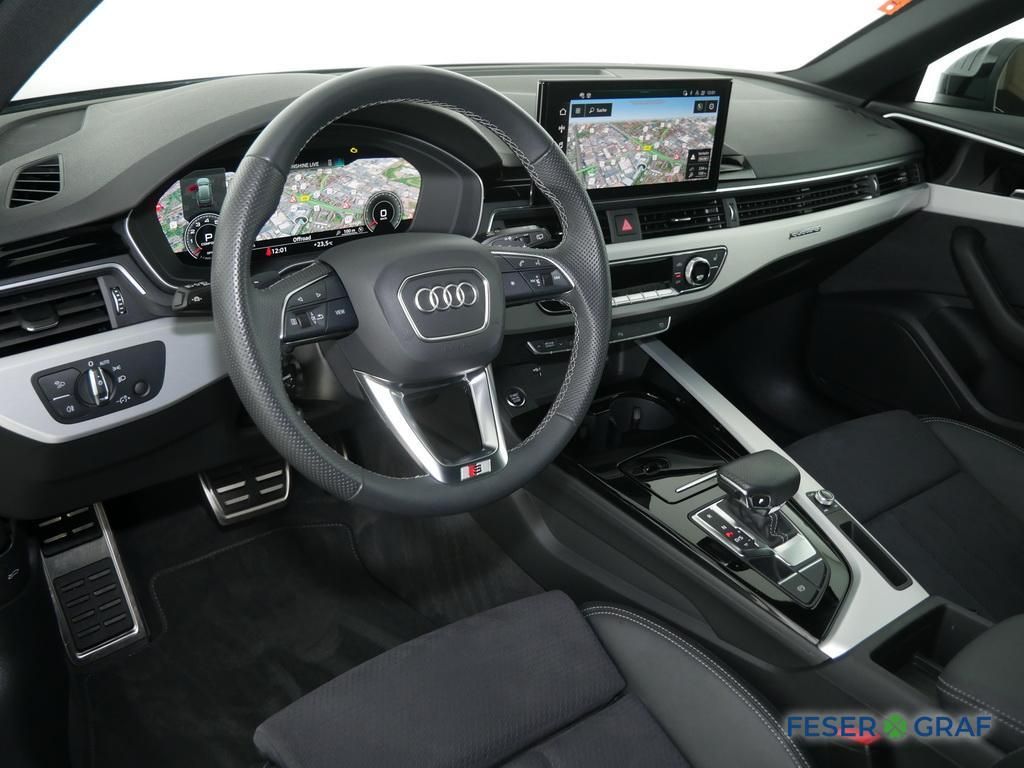 Audi A4 2024 г. Чёрный, пробег 41236 км