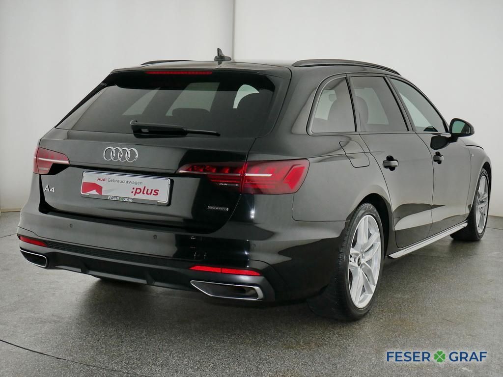 Audi A4 2024 г. Чёрный, пробег 39754 км