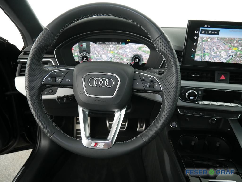 Audi A4 2024 г. Чёрный, пробег 56295 км